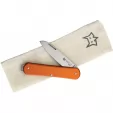 Fox Vulpis Folder Orange Handle knives FOXVP130OR