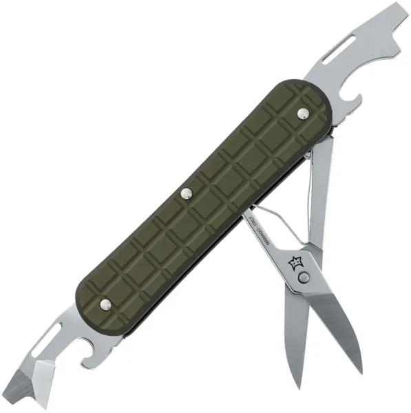 FOX Vulpis Folding Knife Green knives FOXVPGPW130F3MG