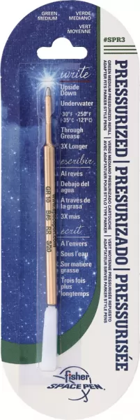 Fisher Space Pen Green Medium Ink Refill pens FP112313