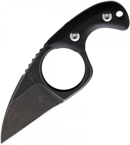 Fred Perrin Shorty Neck Knife Black FRD2001B
