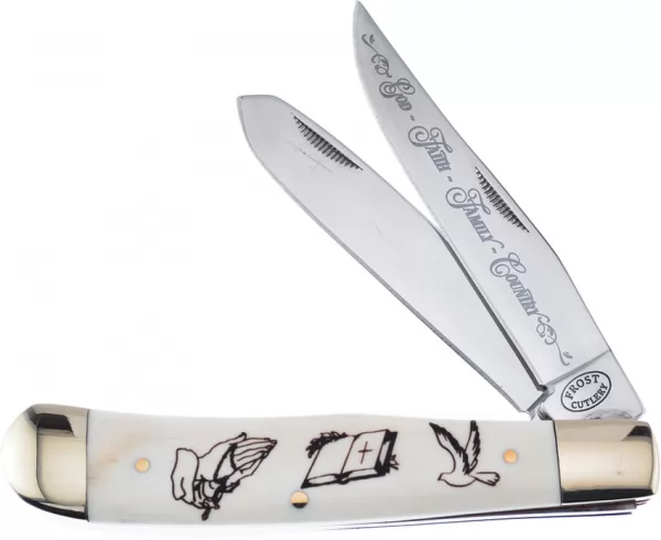 Frost Cutlery Faith Trapper knives FSET812GFFC