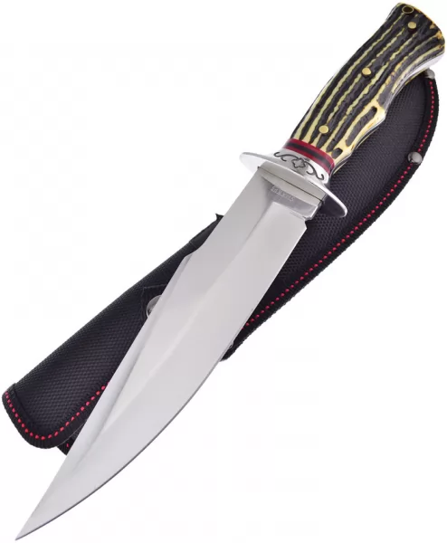 Frost Cutlery Fixed Blade Imitation Stag knives FSHP005
