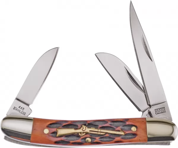 Frost Cutlery Range Rider Brown Bone knives FSHP114BRJB