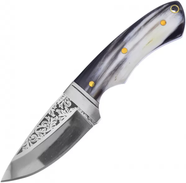 Frost Cutlery Fixed Blade Ox Horn knives FSHP130OX