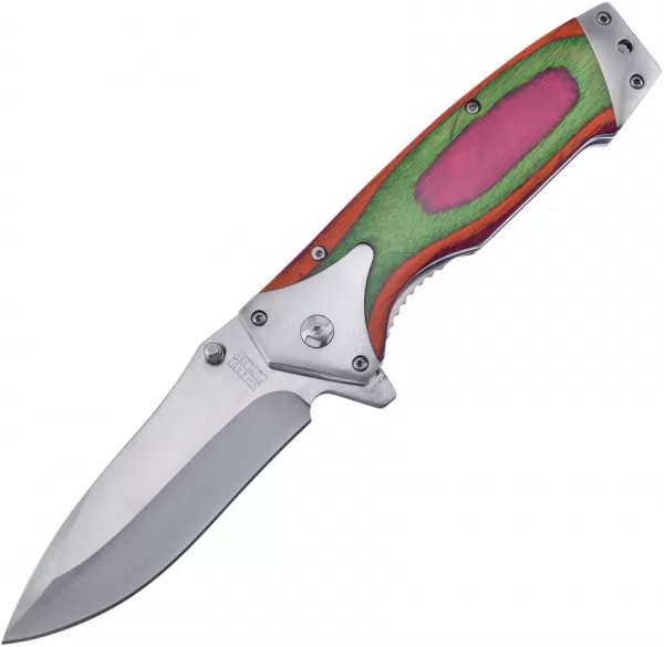 Frost Cutlery Linerlock A-O Frostwood knives FSHP132FW