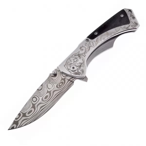Frost Cutlery Snapshot Linerlock Pakkawood knives FSHP136BE
