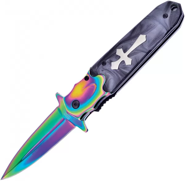 Frost Cutlery Linerlock A-O Spectrum knives FSHP20B