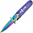 Frost Cutlery Linerlock A/O Blue - FSHP20BL