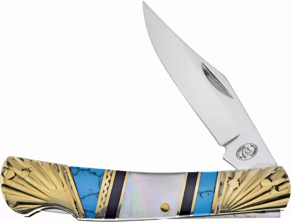 Frost Cutlery Baracuda MOP Turquoise knives FSHS100BBW
