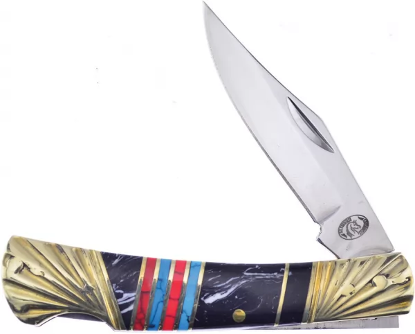 Frost Cutlery Baracuda Red Turquoise knives FSHS100BRB