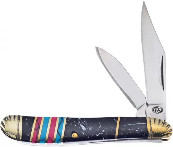 Frost Cutlery Peanut Red Turquoise knives FSHS107BRB