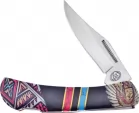 Frost Cutlery Warrior Black Wood/Turquoise - FSHS123BRB