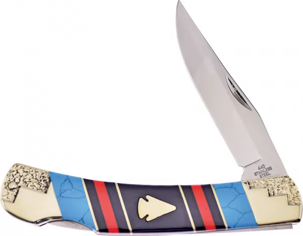 Frost Cutlery Lockback Assorted Stone knives FSHS536AH5