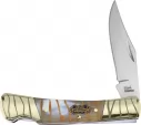 Frost Cutlery Barracuda Lockback Tiger Bone - FSW100TG