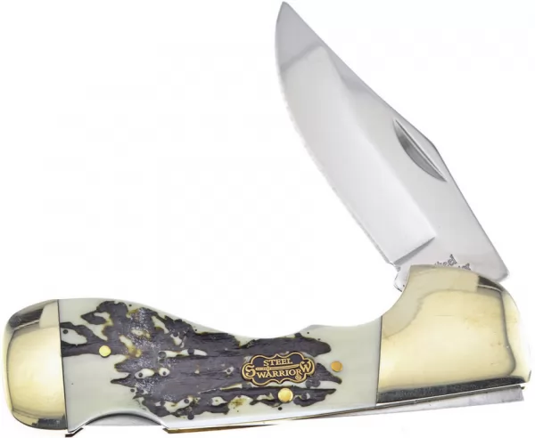 Frost Cutlery Choctaw Lockback Stag Resin knives FSW105SBR