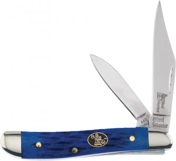 Frost Cutlery Peanut Dark Blue Jig Bone knives FSW107DBLJ