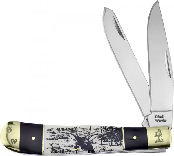 Frost Cutlery Deer Trapper Buffalo Horn knives FSW108BHSBD