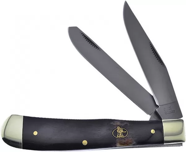Frost Cutlery Steel Warrior Trapper Black knives FSW108CBSB