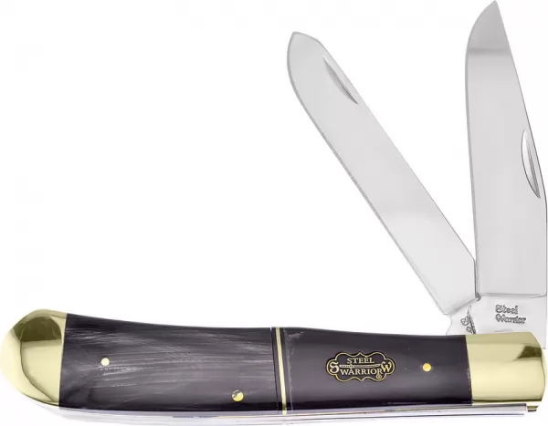 Frost Cutlery Large Trapper Buffalo Horn knives FSW108LCBH