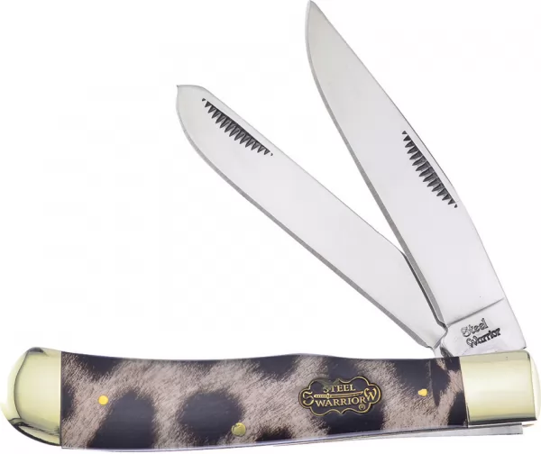Frost Cutlery Trapper Leopard Print Resin knives FSW108LS