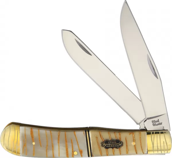 Frost Cutlery Trapper Tiger Bone knives FSW108LTG