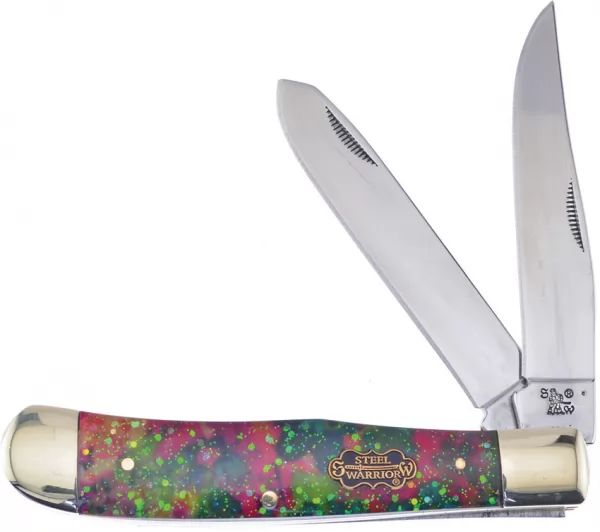 Frost Cutlery Trapper Sparkle Resin knives FSW108RDN