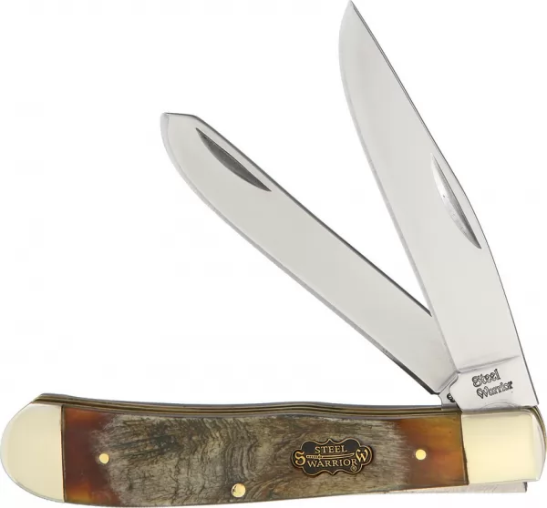 Frost Cutlery Steel Warrior Trapper Ram knives FSW108RH