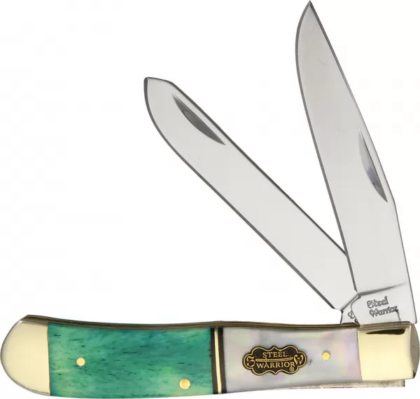 Frost Cutlery Trapper Tobacco Leaf knives FSW108TLSMOP