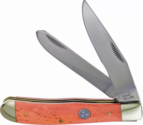 Frost Cutlery Trapper Orange Smooth Bone knives FSW108VOSB