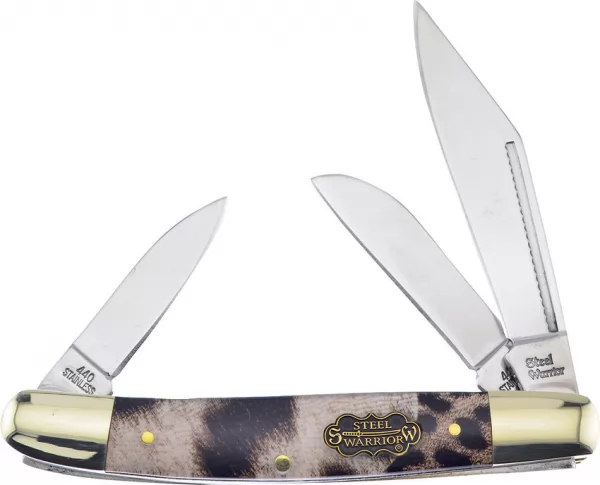 Frost Cutlery Wrangler Leopard Print Resin knives FSW112LS
