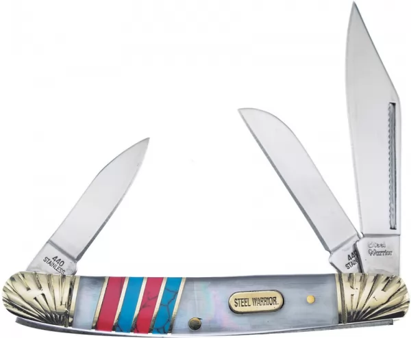 Frost Cutlery Wrangler MOP knives FSW112MPRB
