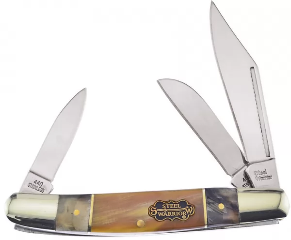 Frost Cutlery Wrangler Ram-Ox Horn knives FSW112ROR