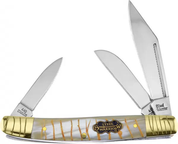 Frost Cutlery Wrangler Tiger Bone knives FSW112TG