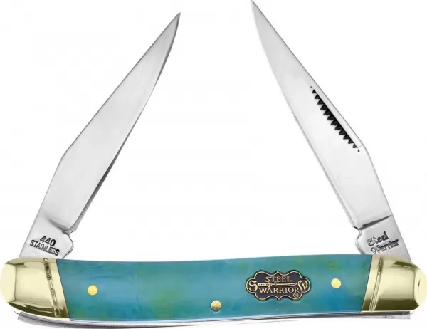 Frost Cutlery Muskrat Swirl Resin knives FSW122CW