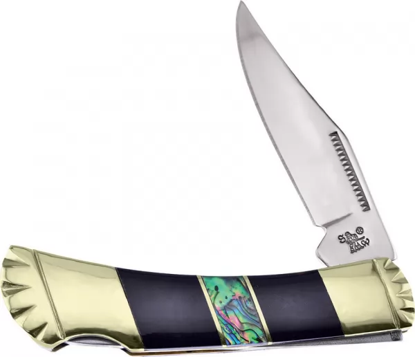 Frost Cutlery Warrior Lockback Buffalo-Aba knives FSW123BHAB