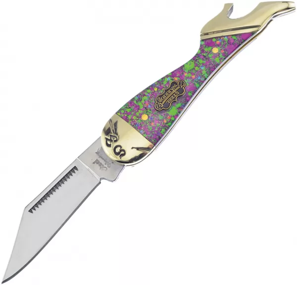 Frost Cutlery Leg Knife Mardi Gras knives FSW187MG