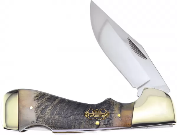 Frost Cutlery Choctaw Lockback Rams Horn knives FSW405RH