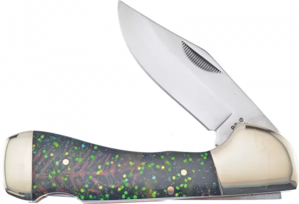Frost Cutlery Choctaw Lockback Glitter Resin knives FSW405TR