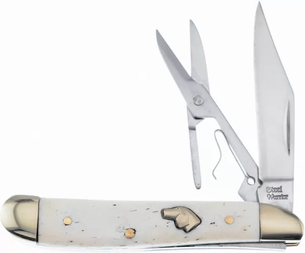 Frost Cutlery Folder White Smooth Bone knives FSW465WSB