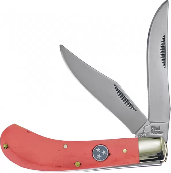 Frost Cutlery Saddlehorn Orange Smooth Bone knives FSW528VOSB