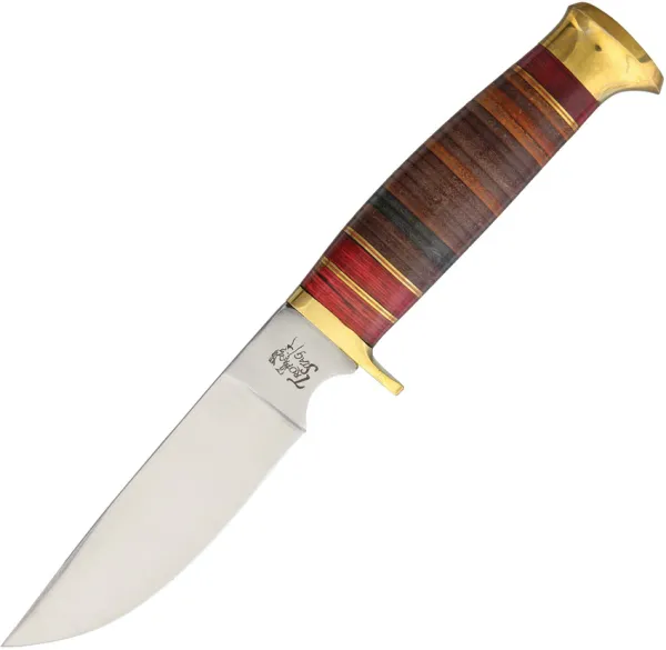 Frost Cutlery Trophy Stag Hunter Leather knives FTS207LTHR