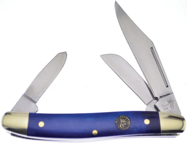 Frost Cutlery Wrangler Blue Bone knives FTS797BLSB