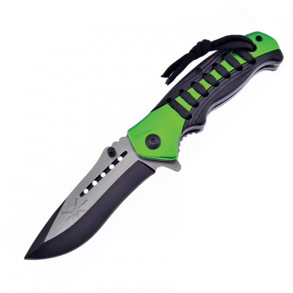 Frost Cutlery Linerlock Green A-O knives FTX13GN