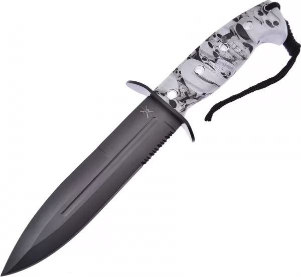 Frost Cutlery Fixed Blade Skull Camo knives FTX1456WSC