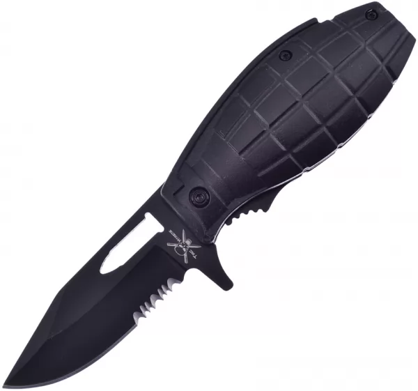 Frost Cutlery Grenade Linerlock A-O Black knives FTX173B