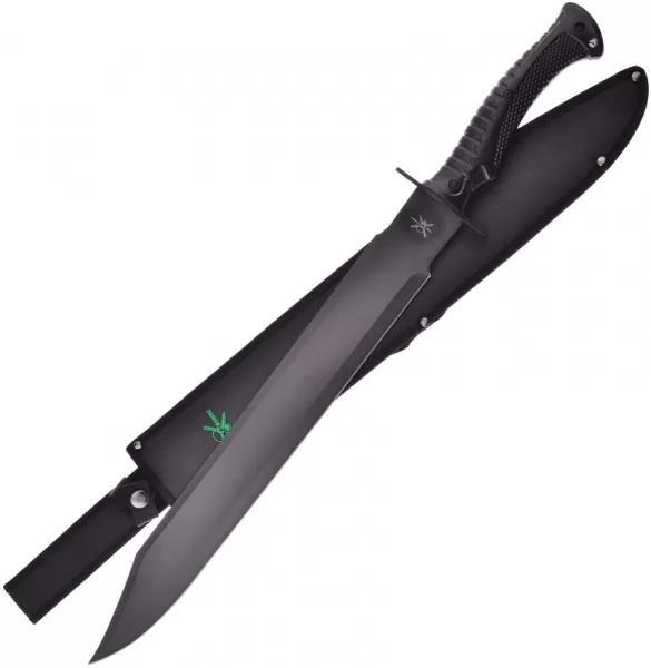 Frost Cutlery Black Rubber Handle Black knives FTX175B