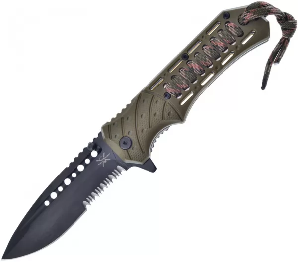 Frost Cutlery Night Elite Linerlock A-O Brn knives FTX49BR