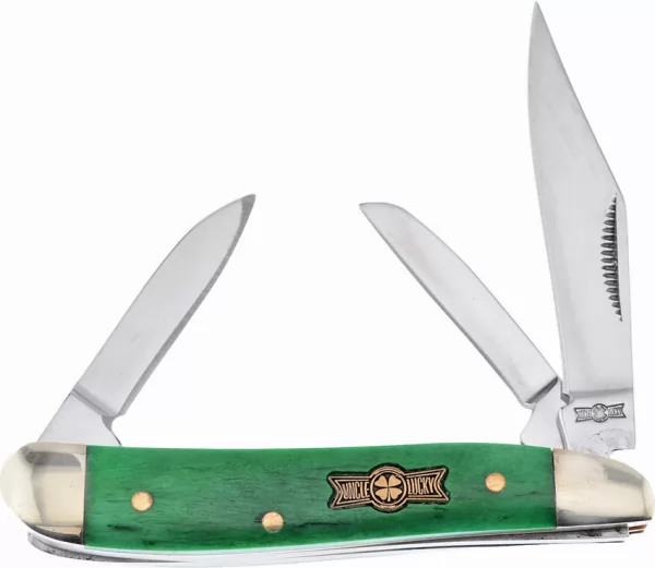 Frost Cutlery Swayback Green Bone knives FUL195GSB3