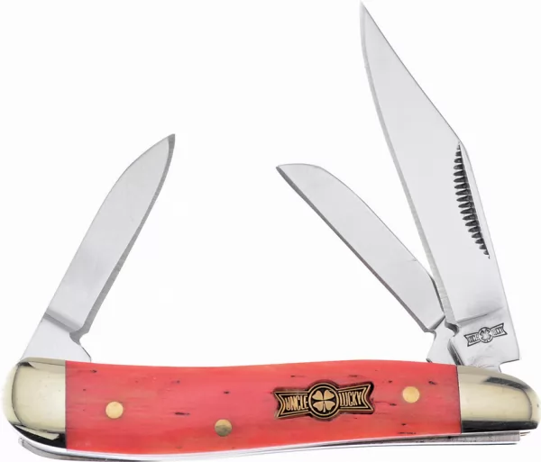 Frost Cutlery Swayback Orange Bone knives FUL195OSB3