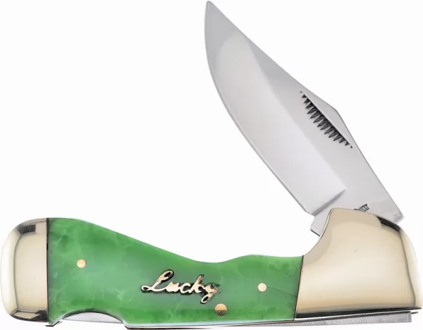 Frost Cutlery Choctaw Lockback Green knives FULSW105G